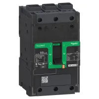 Schneider Electric, PowerPact, PowerPact Molded Case Circuit Breaker 3-Pole 50A, Breaking Capacity 65 kA, Clip-on