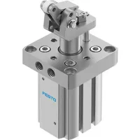 Festo Pneumatic Compact Cylinder - DFST-32-20-Y4-A-G2 32 mm Bore, 20 mm DFST Series, Double Acting Acting
