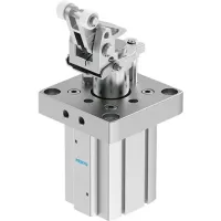 Festo Pneumatic Compact Cylinder - DFST-63-30-L-Y4-A-G2 63 mm Bore, 30 mm DFST Series, Double Acting Acting