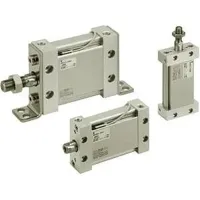 SMC Pneumatic Compact Cylinder - MDUB25-50DZ 25 mm Bore, 50 mm MU Series, Double Acting Acting