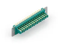 RS PRO, LMRP 4.7 mm Pitch Backplane Connector, Straight Male, 32 Row, 32 Way