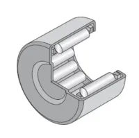 NTN BK2526 25 mm ID Needle Roller Thrust Bearing Needle Roller, Drawn Cup, 32 mm OD