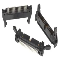 3M 3000 Series Straight Through Hole PCB Header, 34 Contact(s), 2.54 mm Pitch, 2 Row, Shrouded