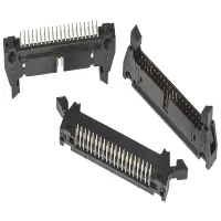 3M 3000 Series Right Angle Through Hole PCB Header, 40 Contact(s), 2.54 mm Pitch, 2 Row, Shrouded