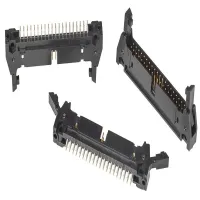 3M 3000 Series Straight Through Hole PCB Header, 40 Contact(s), 2.54 mm Pitch, 2 Row, Shrouded
