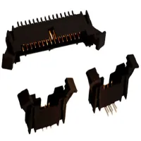 3M 3000 Series Right Angle Through Hole PCB Header, 60 Contact(s), 2.54 mm Pitch, 2 Row, Shrouded