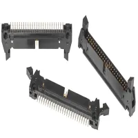 3M 3000 Series Straight Through Hole PCB Header, 60 Contact(s), 2.54 mm Pitch, 2 Row, Shrouded