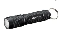 Coast LED Keyring Torch Black 100 lm, 6.35 cm