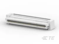 TE Connectivity 5-517 Series Vertical, Vertical Board, Board PCB Socket, 80-Contact, 4 Row, 0.8 mm Pitch Surface Mount