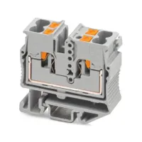 Phoenix Contact 1429436 MPTD Series Feed Through Terminal Block Grey, 2.5mm², 1-Level, Push-in, ATEX, IECEx SEV14.0010U