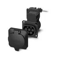 Phoenix Contact, EV-T2M3SO12 Socket Electric Vehicle Connector Female, 0.5 m Cable, 32A