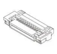 Molex, 51296-0833 0.5 mm Pitch 8 Way Right Angle FPC Connector, Bottom
