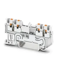 Phoenix Contact 1081458 DIN Rail Terminal Block White, 0.14mm², 1.5 mm², Push-in
