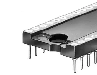 Fischer Elektronik, DIL 2.54 mm Pitch Straight 8 Way, Through Hole Closed Frame DIL Socket, 1.5A