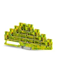 Phoenix Contact 1336413 13364 Series Earth Terminal Block Grey, 0.14mm², 4-Level, Push-in