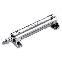 SMC 1500 mm Pneumatic Piston Rod Cylinder - CG5EN40SV-250 CG5-S Series, Double Acting Acting