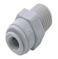 Norgren Pneufit Acetal (POM) Push-in Fittings Series, D24250428, 1/4 in, ISO G, NPT, ISO R, UNF