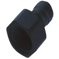 Norgren Pneufit Acetal (POM) Push-in Fittings Series, D022C0838, Female, 3/8 in, ISO R, ISO G, UNF, NPT