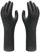 Showa 7565EBT Black Nitrile Work Gloves, Size M, 10 per Pack