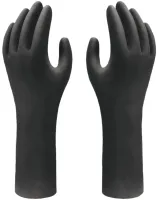 Showa 7565EBT Black Nitrile Work Gloves, Size S, 10 per Pack