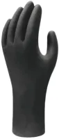 Showa 6112PF Black Nitrile Work Gloves, Size 2XL, 10 per Pack