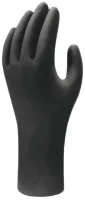 Showa 6112PF Black Nitrile Work Gloves, Size L, 10 per Pack