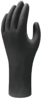 Showa 6112PF Black Nitrile Work Gloves, Size M, 10 per Pack