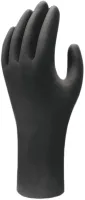 Showa 6112PF Black Nitrile Work Gloves, Size XS, 10 per Pack