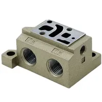 SMC VZ300 series Connection Plate for use with Valve, DXT200-13-1P