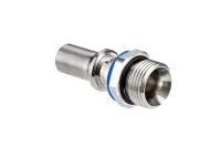 Amphenol Industrial Industrial Circular Connector, Panel Mount, 3/8 in Connector, Plug, Male, SQD Series