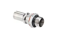 Amphenol Industrial Industrial Circular Connector, Panel Mount, 3/8 in Connector, Plug, Male, SQD Series