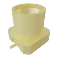 Samtec SMPM Series Surface Male SMPM, 50 Ω, Straight Body Direct Solder