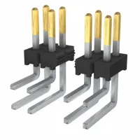 Samtec TMM Series Right Angle Through Hole PCB Header, 50 Contact(s), 2 mm Pitch, 2 Row, Unshrouded
