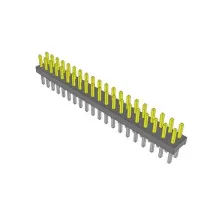 Samtec TMM Series Right Angle Through Hole PCB Header, 40 Contact(s), 2 mm Pitch, 2 Row, Unshrouded