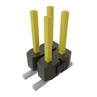 Samtec TSM Series Vertical Surface PCB Header, 4 Contact(s), 2.54 mm Pitch, 2 Row, Unshrouded