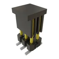 Samtec TSM Series Vertical Surface PCB Header, 6 Contact(s), 2.54 mm Pitch, 2 Row, Unshrouded