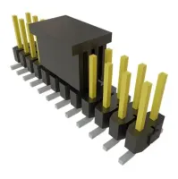 Samtec TSM Series Vertical Surface PCB Header, 24 Contact(s), 2.54 mm Pitch, 2 Row, Unshrouded