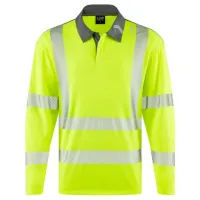 Leo Workwear GEORGEHAM Yellow Men's Hi Vis Polo Shirt 110 to 118 cm