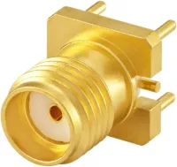 Rosenberger 32K141 Series Panel Mount Female SMA, 50 Ω, Straight Body Solder