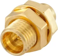 Rosenberger 19S601 Series Bulkhead Female SMA, 50 Ω, Straight Body Solder