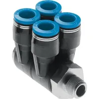Festo QSLV4 Series, 190797 Threaded Threaded to Tube