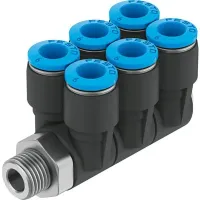 Festo QSLV6 Series, 190809 Threaded Threaded to Tube