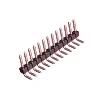 Molex 42376 Series Right Angle Through Hole PCB Header, 20 Contact(s), 2.54 mm Pitch, 1 Row, Unshrouded