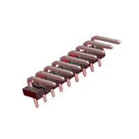 Molex 41662 Series Right Angle Through Hole PCB Header Pin, 5 Contact(s), 3.96 mm Pitch, 1 Row, Shrouded