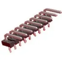 Molex 41662 Series Right Angle PCB PCB Header, 5 Contact(s), 3.96 mm Pitch, 1 Row, Unshrouded