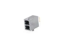 Molex 172064 Series Right Angle Through Hole PCB Header Pin, 2 Contact(s), 5.7 mm Pitch, 2 Row, Shrouded