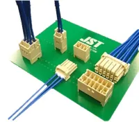 JST BNI Series Vertical Through Hole PCB Header, 8 Contact(s), 3.3 mm Pitch, 2 Row, Shrouded