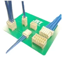 JST BNI Series Vertical Through Hole PCB Header, 10 Contact(s), 3.3 mm Pitch, 2 Row, Shrouded