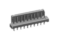 Hirose DF1 Series Straight Through Hole PCB Header, 6 Contact(s), 2.5 mm Pitch, 1 Row, Shrouded