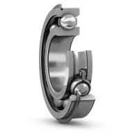 SKF 6305 NR 1 Row Ball Bearing - 25 mm ID, 62 mm OD